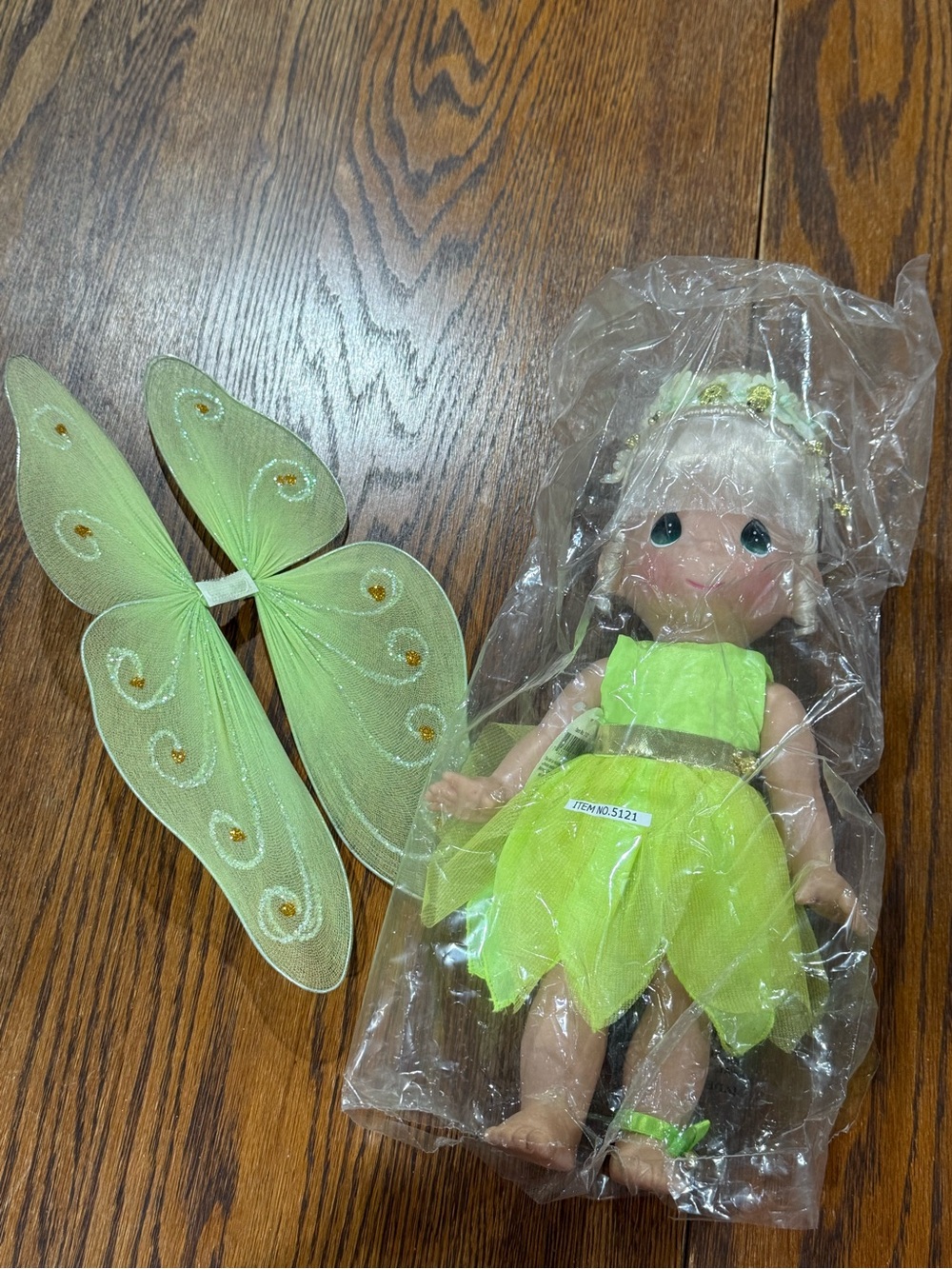 Precious Moments 12” Tinker Bell’s Christmas  Wish Doll with Removable Wings